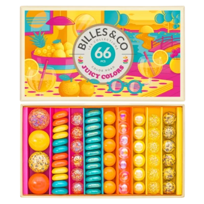 BILLES & CO Szklane kulki SOCZYSTE KOLORY | Pan Piksel