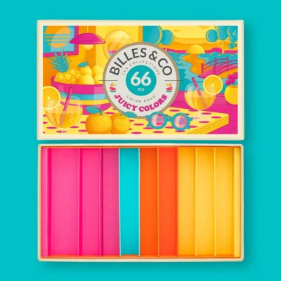 BILLES & CO Szklane kulki SOCZYSTE KOLORY | Pan Piksel