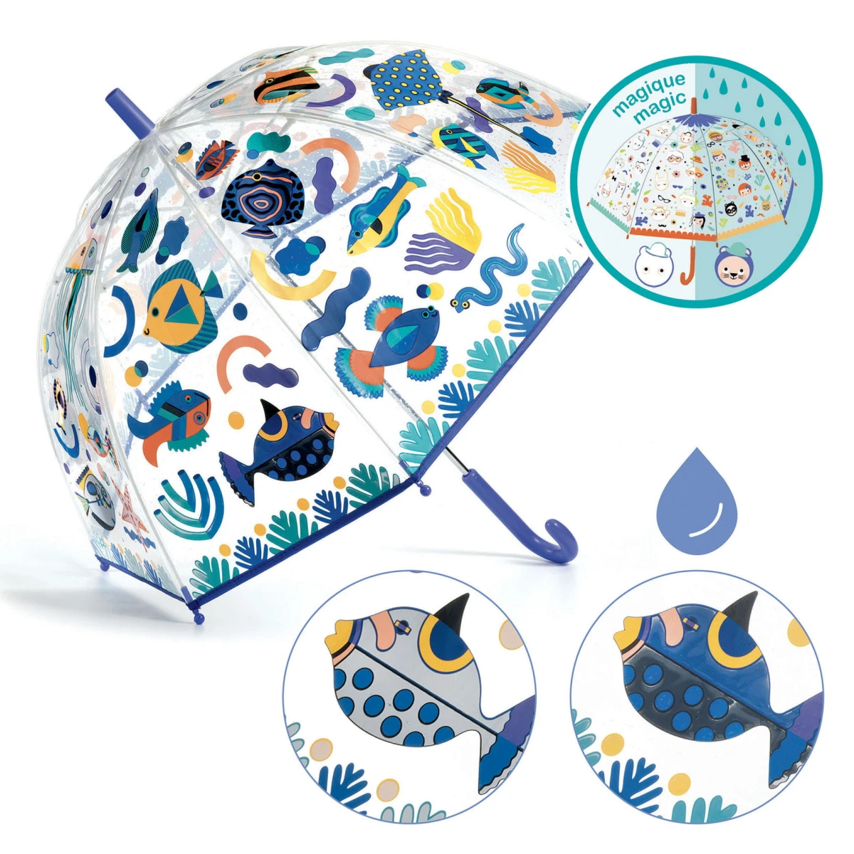 Parasol Magiczne Rybki Djeco | Pan Piksel