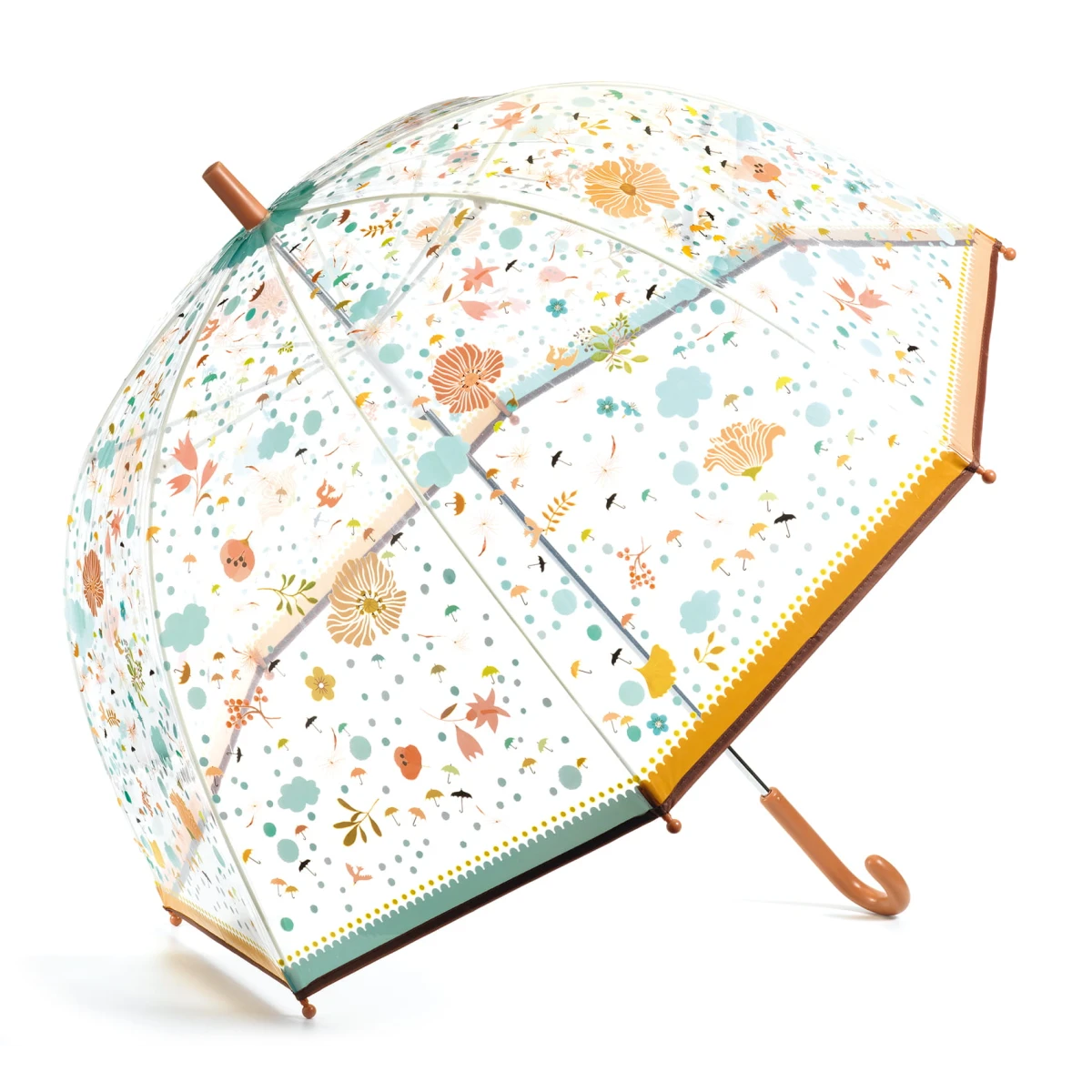 DJECO Parasol przeciwdeszczowy MAŁE KWIATKI | Pan Piksel