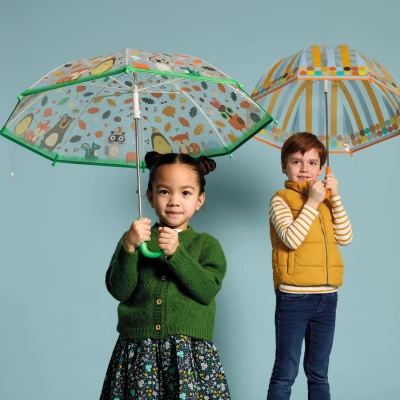 DJECO Parasol przeciwdeszczowy LEŚNE ZWIERZĄTKA | Pan Piksel
