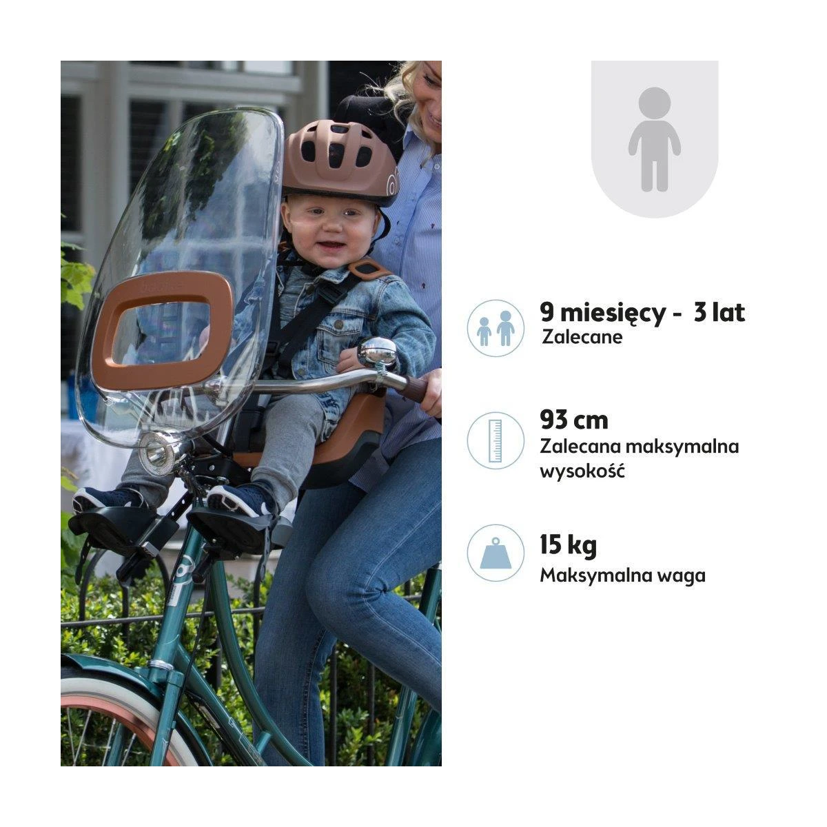BOBIKE Fotelik row. ONE mini NEW Chocolate Brown | Pan Piksel