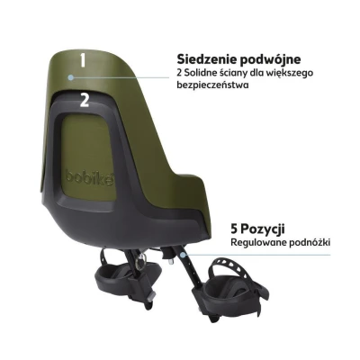 BOBIKE Fotelik row. ONE mini NEW Olive Green | Pan Piksel