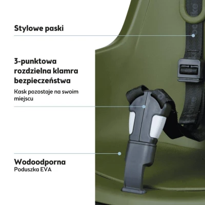 BOBIKE Fotelik row. ONE mini NEW Olive Green | Pan Piksel