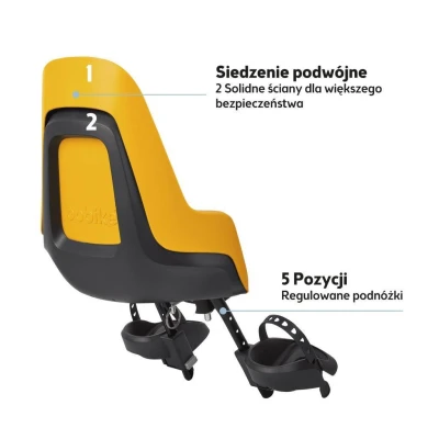 BOBIKE Fotelik row. ONE mini NEW Mighty Mustard | Pan Piksel