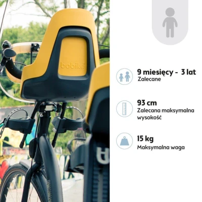 BOBIKE Fotelik row. ONE mini NEW Mighty Mustard | Pan Piksel