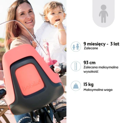 BOBIKE Fotelik row. ONE mini NEW Fierce Flamingo | Pan Piksel