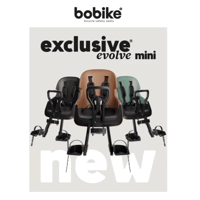 Fotelik rowerowy EVOLVE mini Bobike | Pan Piksel
