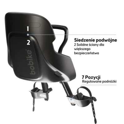 Fotelik rowerowy EVOLVE mini Bobike | Pan Piksel