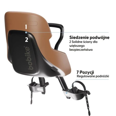 Fotelik rowerowy EVOLVE mini Bobike | Pan Piksel
