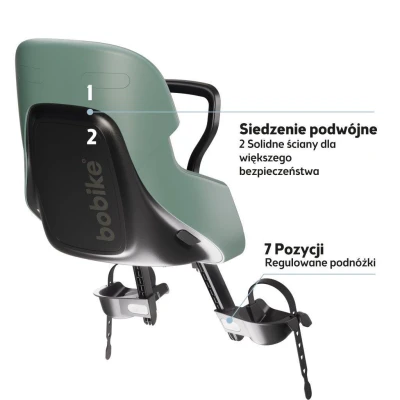 Fotelik rowerowy EVOLVE mini Bobike | Pan Piksel