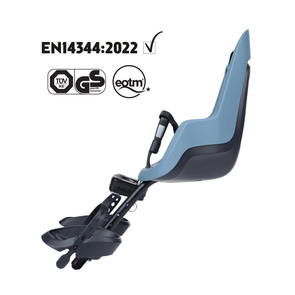 BOBIKE Fotelik rowerowy ONE mini NEW Citadel Blue | Pan Piksel