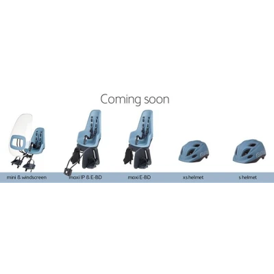 BOBIKE Fotelik rowerowy ONE maxi 1P-E BD citadel blue | Pan Piksel