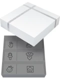 Dooky Odcisk bobasa podwójna ramka i MEMORY BOX | Pan Piksel