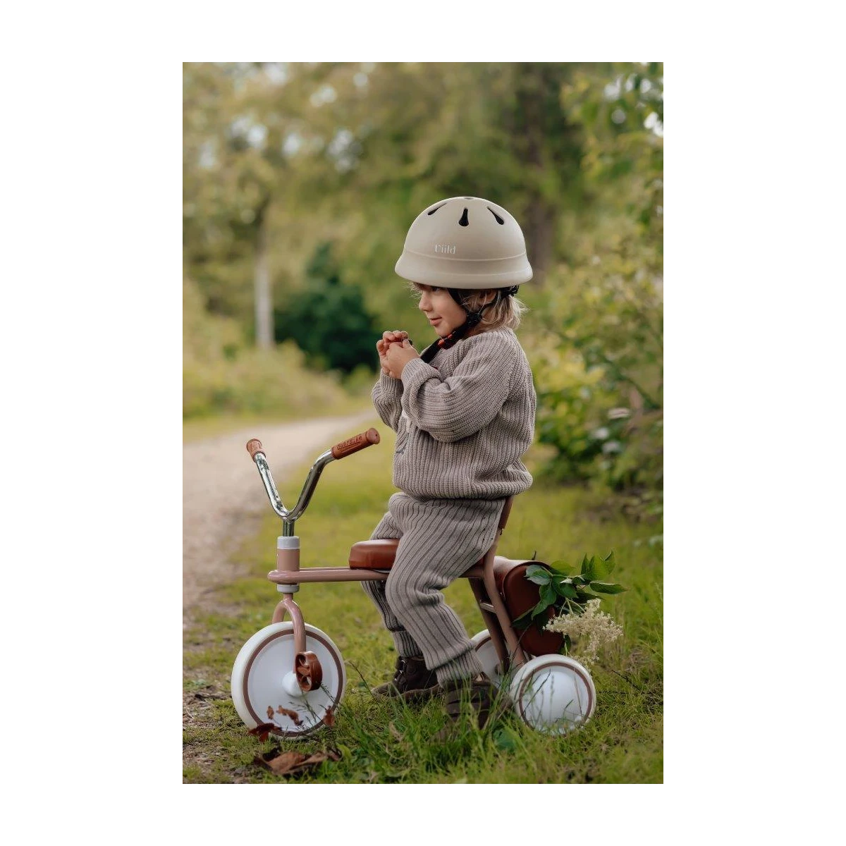 VANILLA COPENHAGEN Kask ochronny dla dzieci BEIGE XS (48-52cm) 3-5 l | Pan Piksel