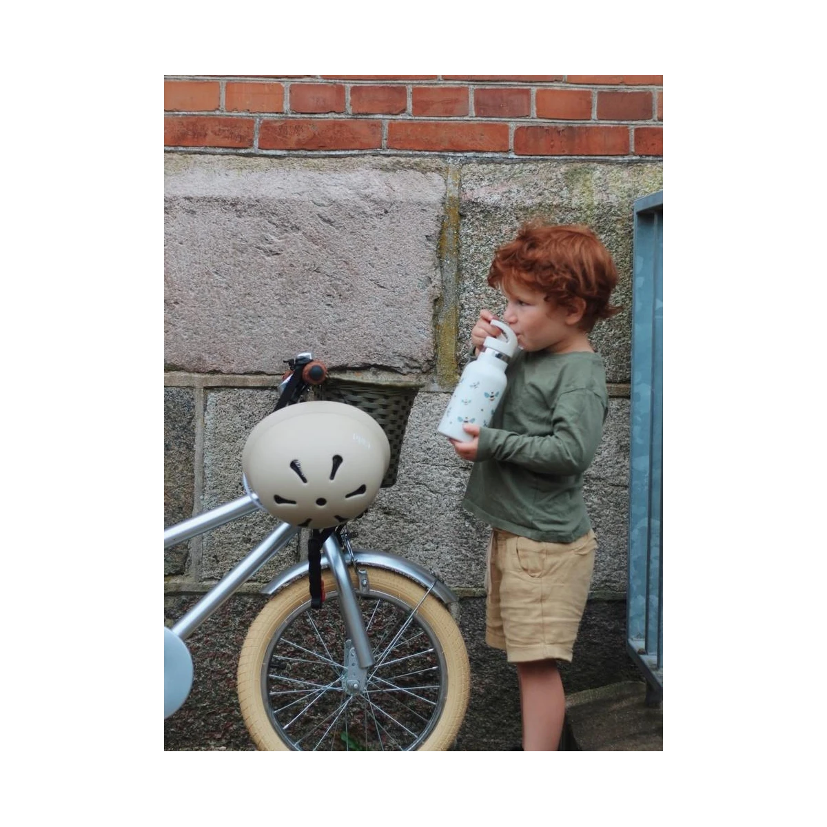 VANILLA COPENHAGEN Kask ochronny dla dzieci BEIGE XS (48-52cm) 3-5 l | Pan Piksel