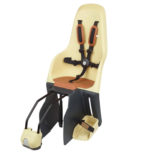 POLISPORT PLASTICOS SA Fotelik rowerowy MINIA 1P na ramę FF Moon Yellow | Pan Piksel
