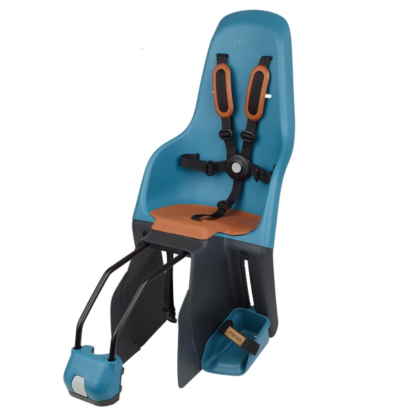 POLISPORT PLASTICOS SA Fotelik rowerowy MINIA 1P na ramę FF Neptune Blue | Pan Piksel