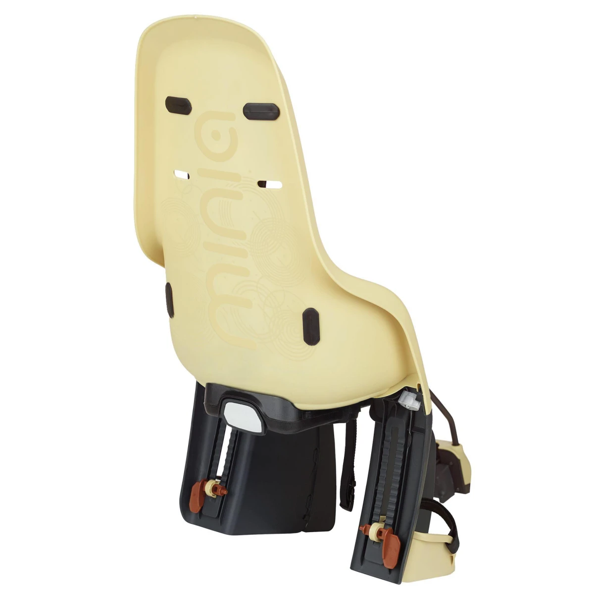 POLISPORT PLASTICOS SA Fotelik rowerowy MINIA 1P na ramę FF Moon Yellow | Pan Piksel