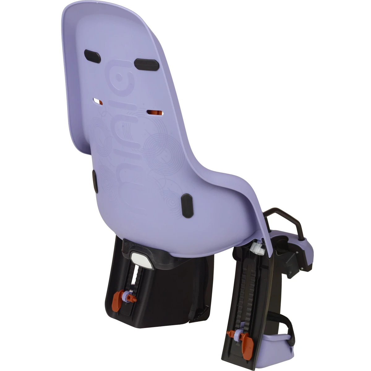 POLISPORT PLASTICOS SA Fotelik rowerowy MINIA 1P na ramę FF Galaxy Purple | Pan Piksel