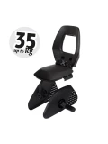 BOBIKE Fotelik rowerowy Junior ONE black/dark grey | Pan Piksel
