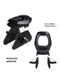 BOBIKE Fotelik rowerowy Junior ONE black/dark grey | Pan Piksel