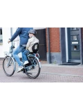 BOBIKE Fotelik rowerowy Junior ONE black/dark grey | Pan Piksel