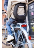 BOBIKE Fotelik rowerowy Junior ONE black/dark grey | Pan Piksel