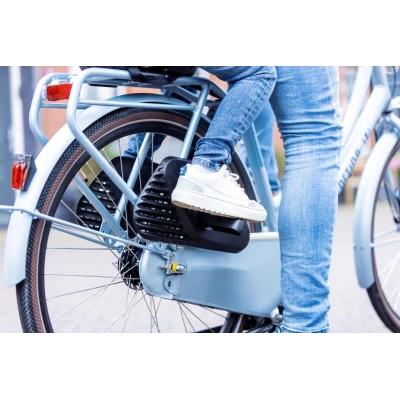 BOBIKE Fotelik rowerowy Junior ONE black/dark grey | Pan Piksel