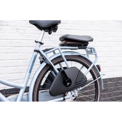 BOBIKE Fotelik rowerowy Junior ONE black/dark grey | Pan Piksel
