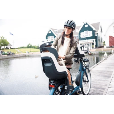 BOBIKE Fotelik rowerowy GO RS bagażnik Vanilla Cup Cak | Pan Piksel