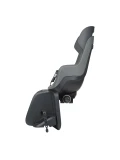 BOBIKE Fotelik rowerowy GO RS bagażnik Macaron Grey | Pan Piksel