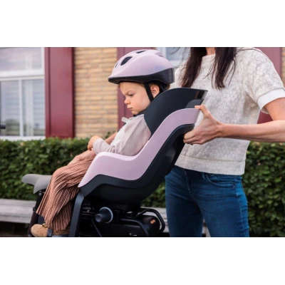 BOBIKE Fotelik rowerowy GO RS bagażnik Candy Pink | Pan Piksel