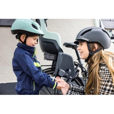 BOBIKE Fotelik rowerowy GO RS 1P rama Marsmallow Mint | Pan Piksel