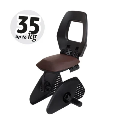 Fotelik Junior ONE Bobike black/dark brown | Pan Piksel