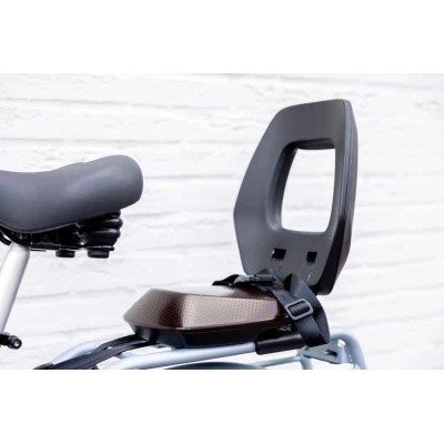Fotelik Junior ONE Bobike black/dark brown | Pan Piksel
