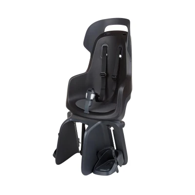 BOBIKE Fotelik rowerowy GO na bagażnik Urban black | Pan Piksel