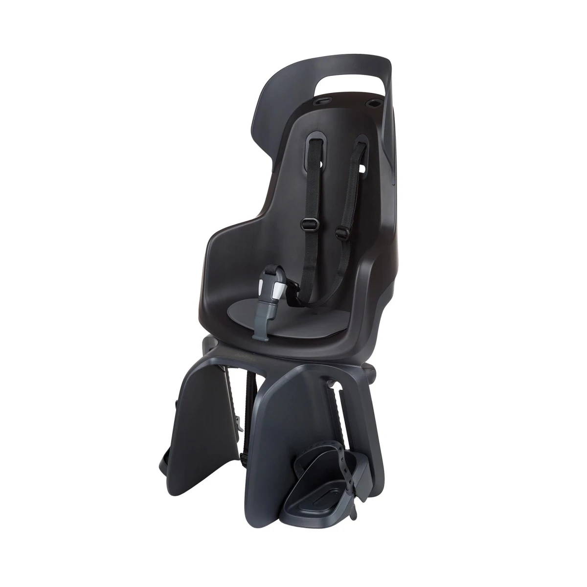 BOBIKE Fotelik rowerowy GO na bagażnik Urban black | Pan Piksel