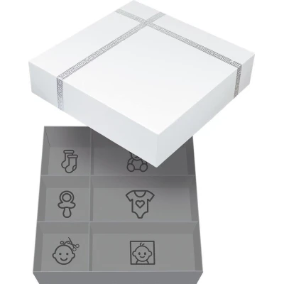 Dooky Odcisk bobasa 3D Deluxe ramka i MEMORY BOX | Pan Piksel