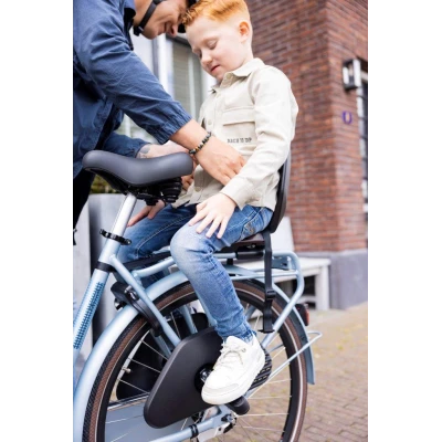 Fotelik Junior ONE Bobike black/dark brown | Pan Piksel