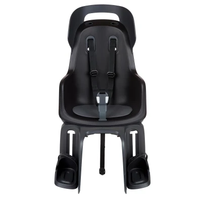 BOBIKE Fotelik rowerowy GO na bagażnik Urban black | Pan Piksel