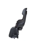 BOBIKE Fotelik rowerowy GO na bagażnik Urban black | Pan Piksel