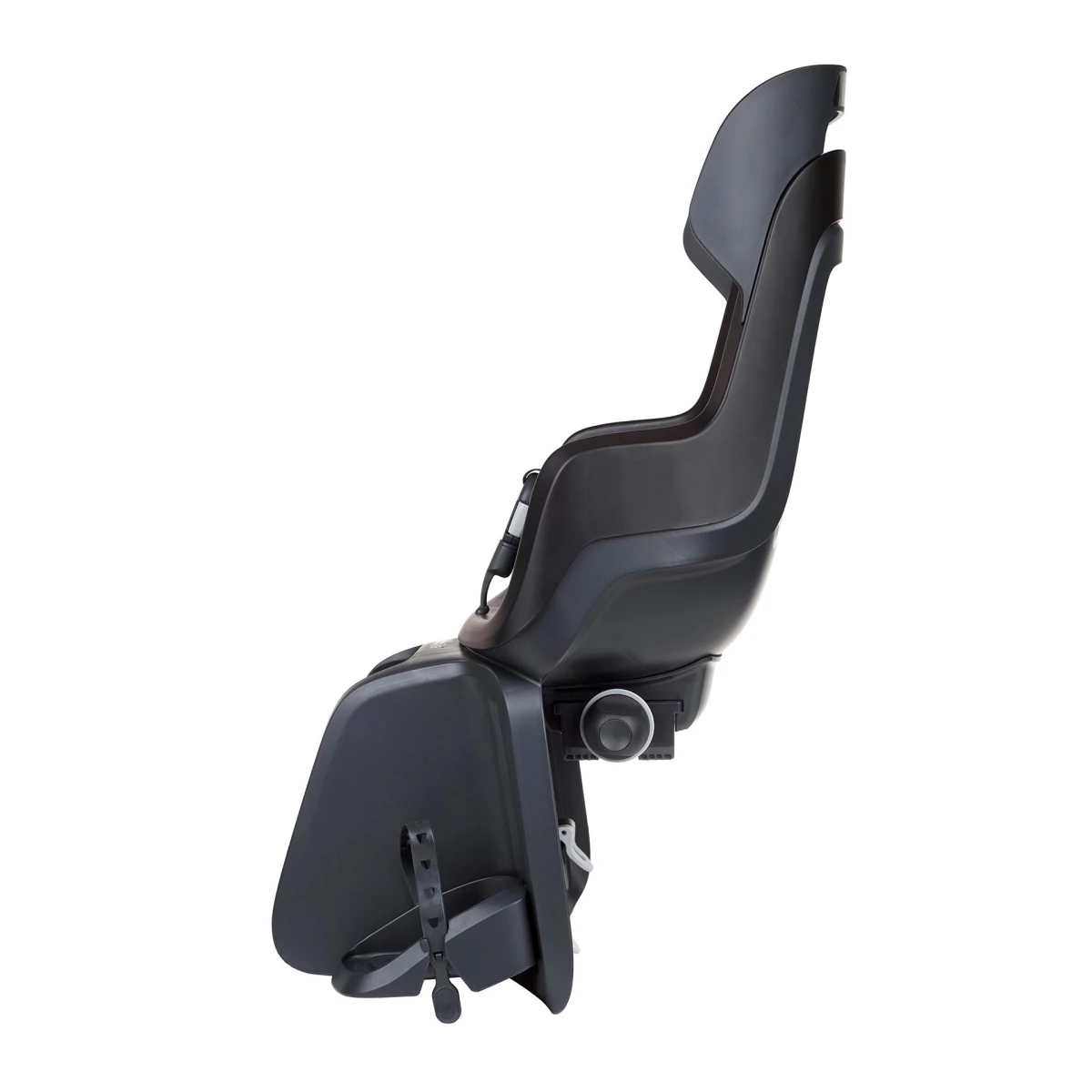BOBIKE Fotelik rowerowy GO na bagażnik Urban black | Pan Piksel