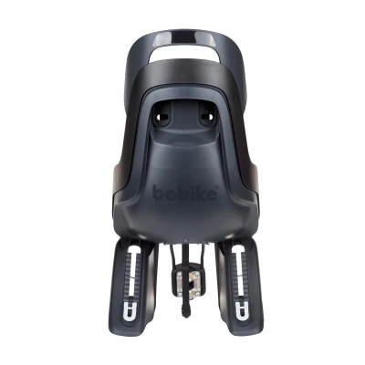 BOBIKE Fotelik rowerowy GO 1P do ramy Urban black | Pan Piksel
