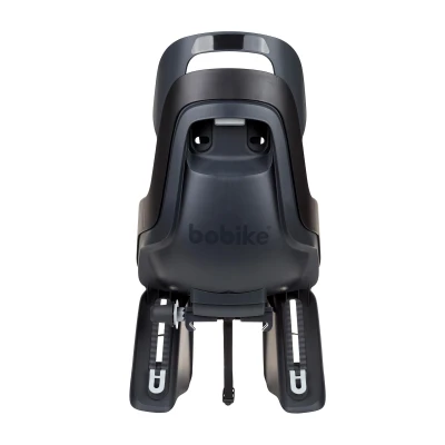 BOBIKE Fotelik rowerowy GO RS bagażnik Urban black | Pan Piksel
