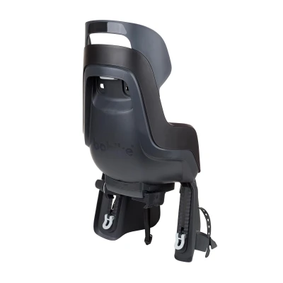 BOBIKE Fotelik rowerowy GO RS bagażnik Urban black | Pan Piksel