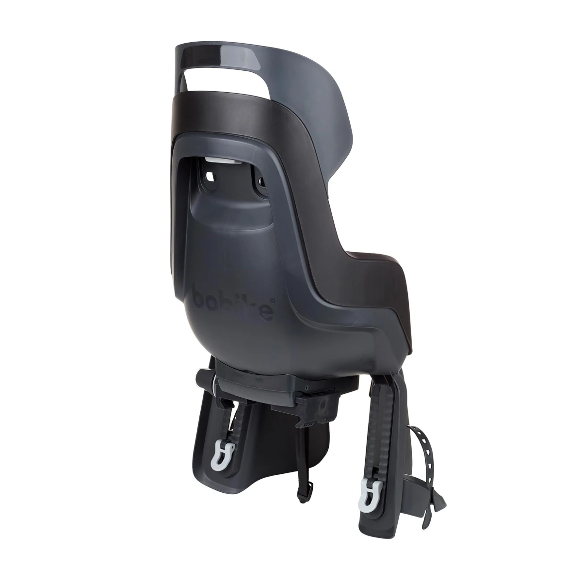 BOBIKE Fotelik rowerowy GO RS bagażnik Urban black | Pan Piksel