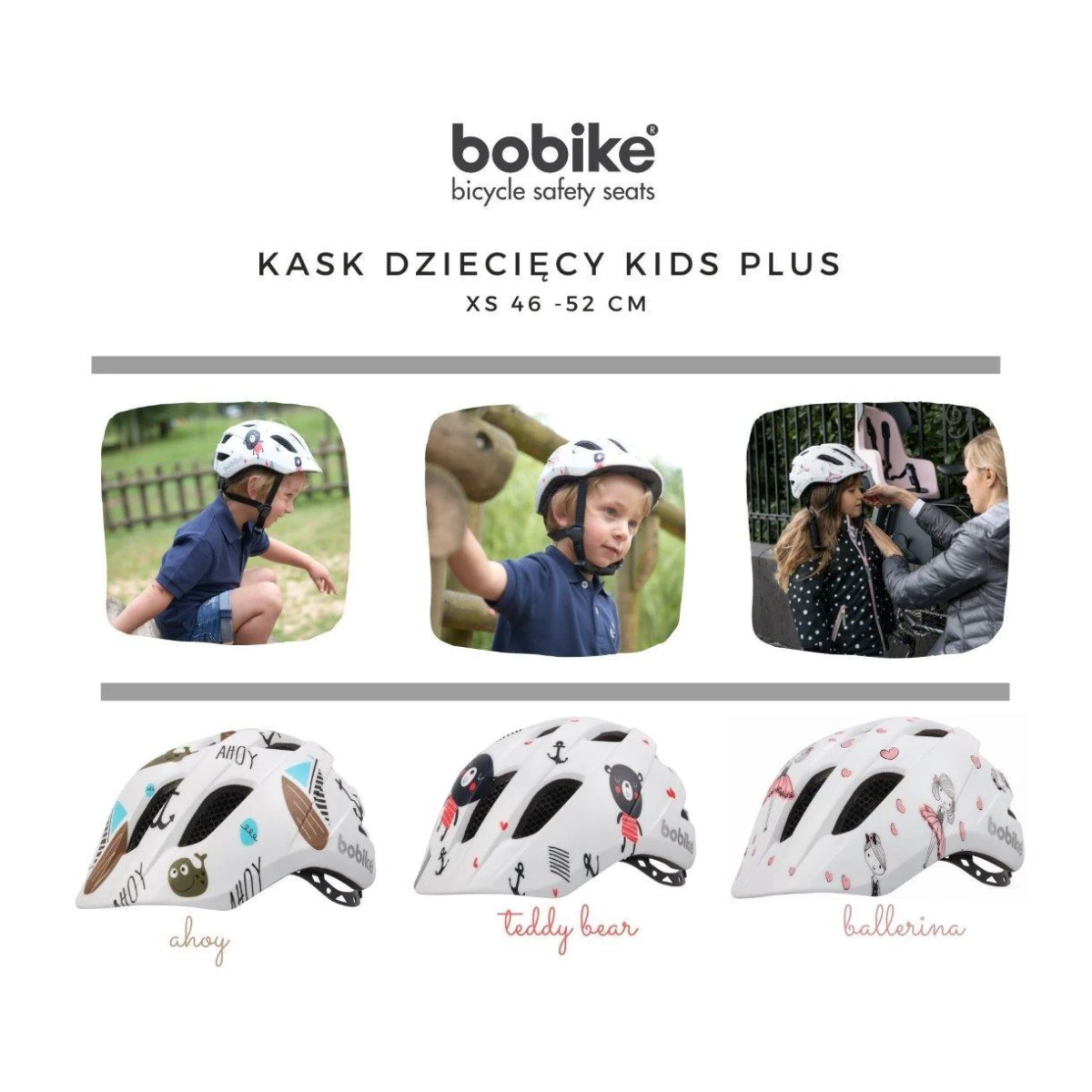 BOBIKE KASK KIDS Plus size XS AHOY | Pan Piksel