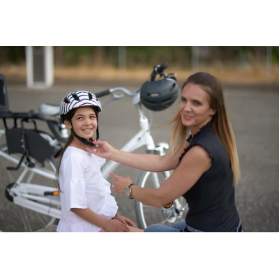 BOBIKE KASK KIDS Plus size S -PINKY ZEBRA | Pan Piksel