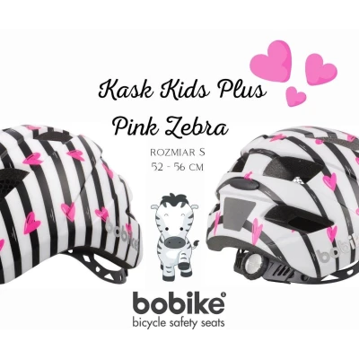 BOBIKE KASK KIDS Plus size S -PINKY ZEBRA | Pan Piksel